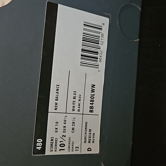 NIB New Balance 480
